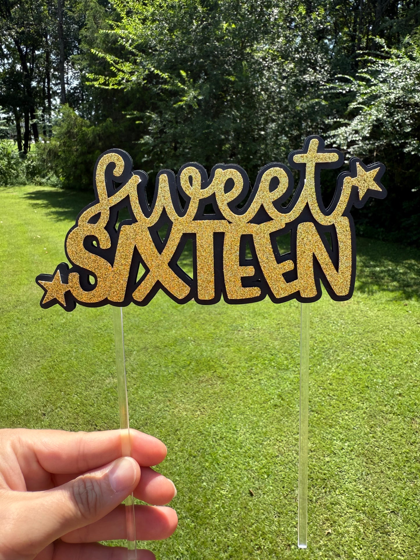 Sweet 16 Cake Topper đź’Ž