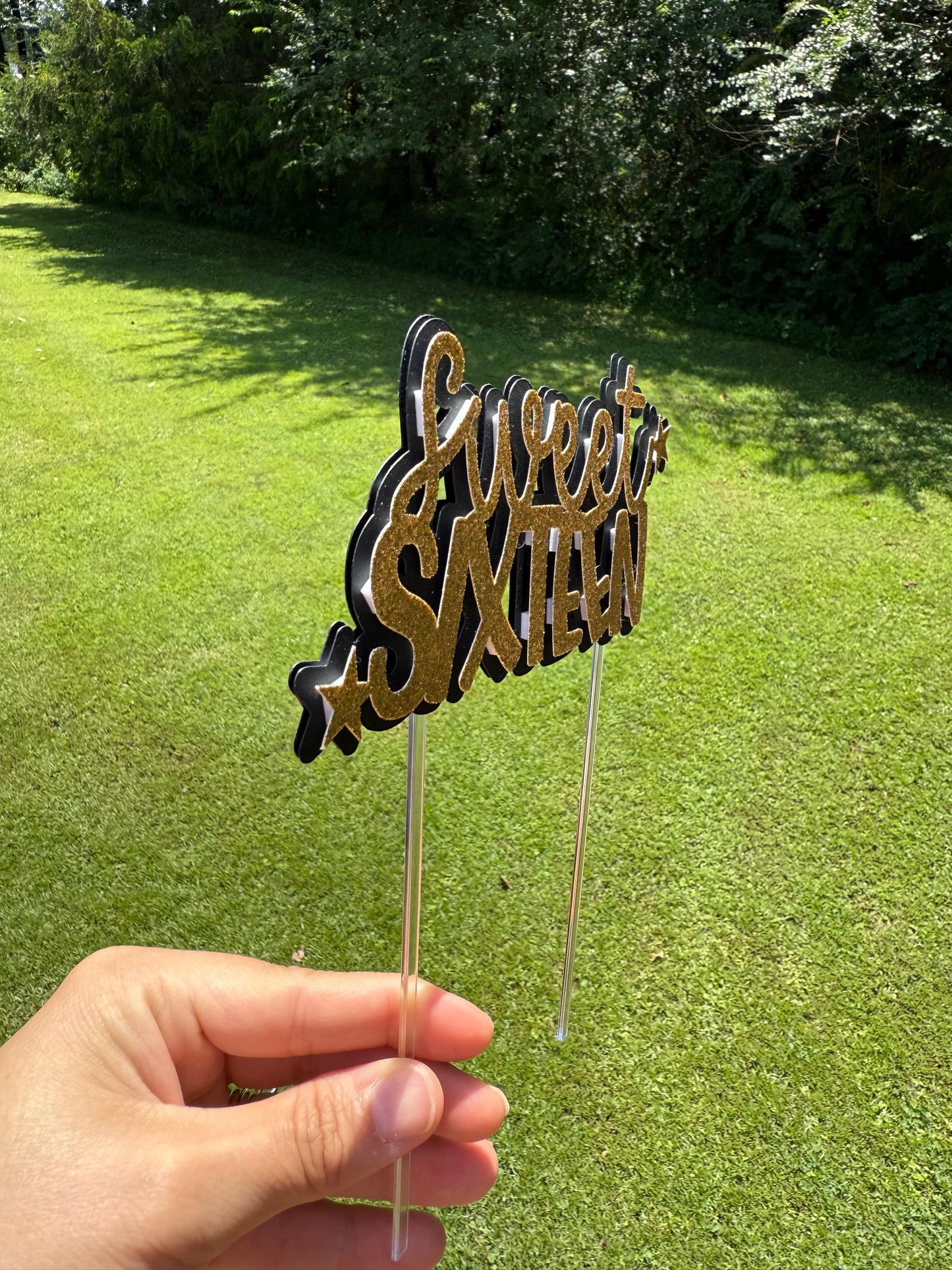 Sweet 16 Cake Topper đź’Ž