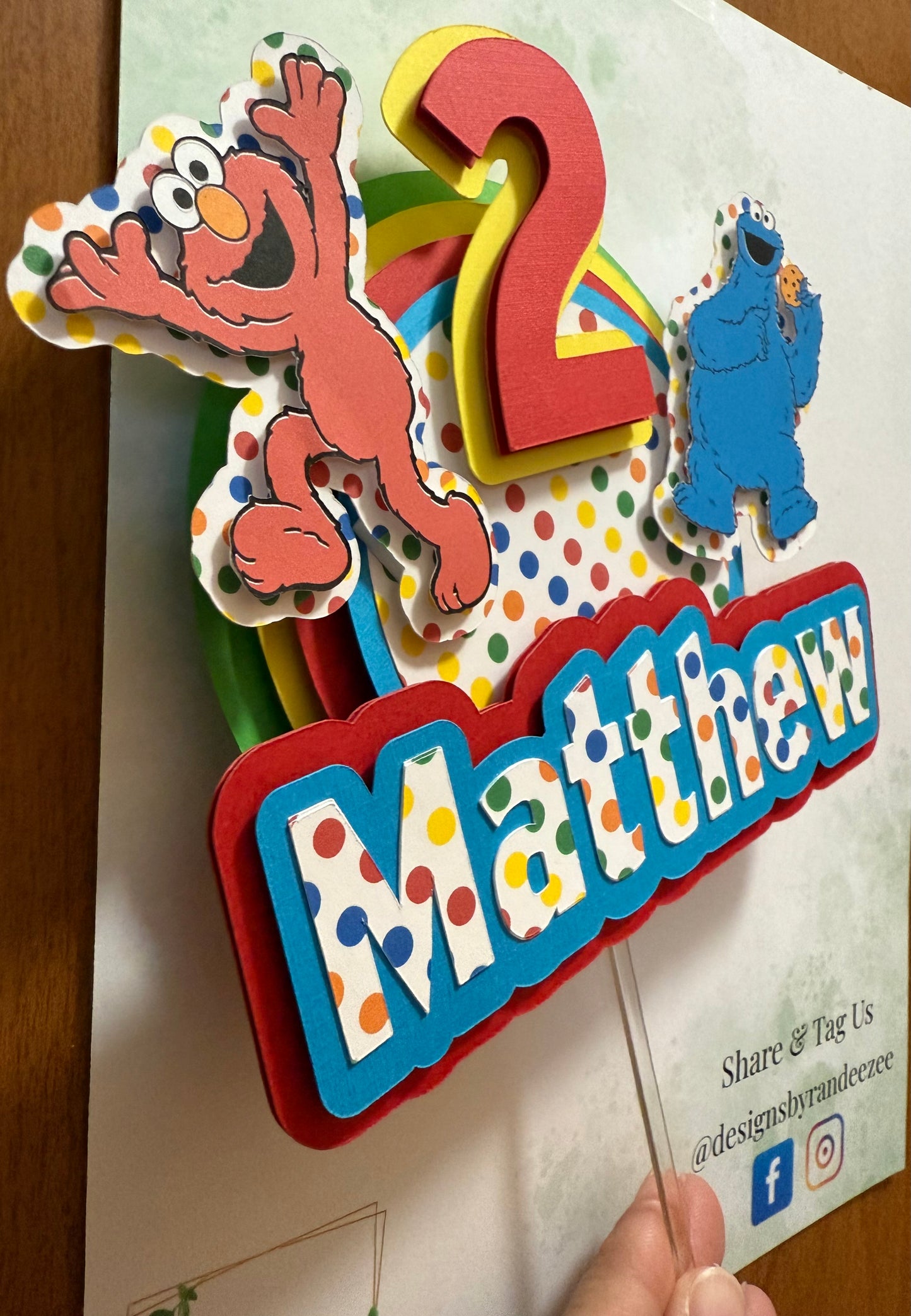 Sesame Street Cake Topper π