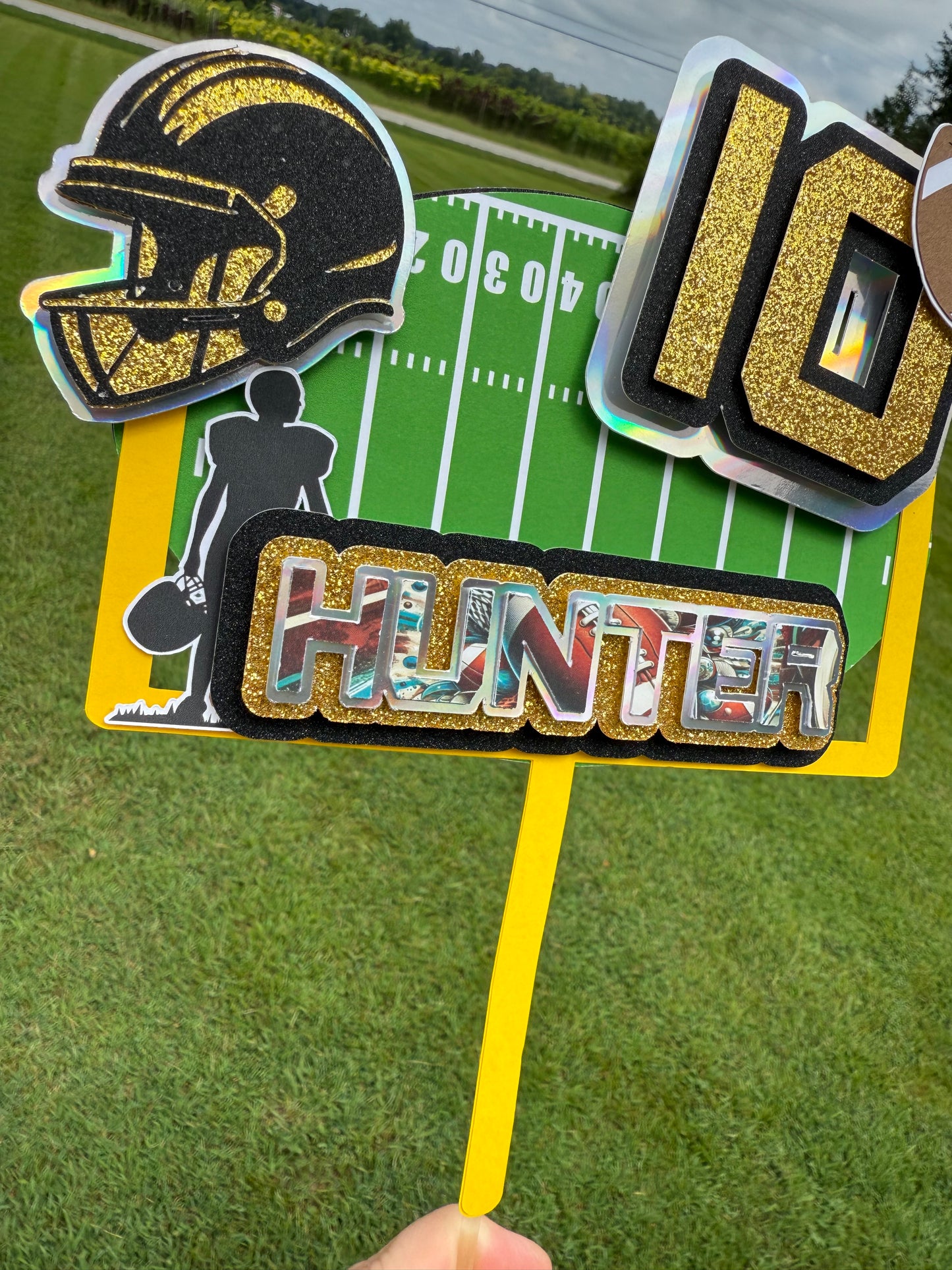 Football Cake Topper 🏈