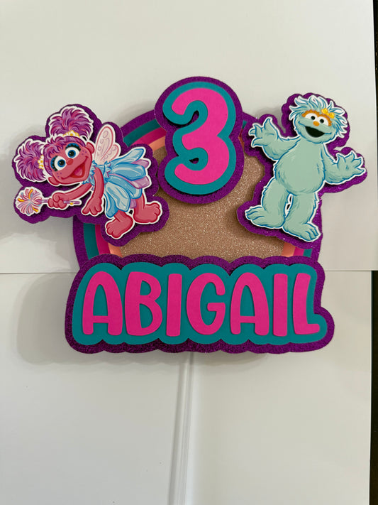 Abby Cadabby & Rosita Cake Topper ✨