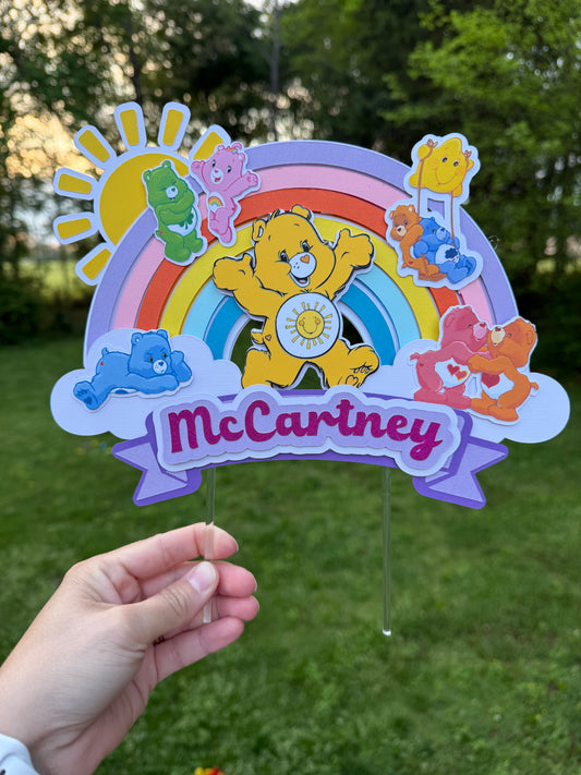 Care Bears Birthday Cake Topper 🌈🐻