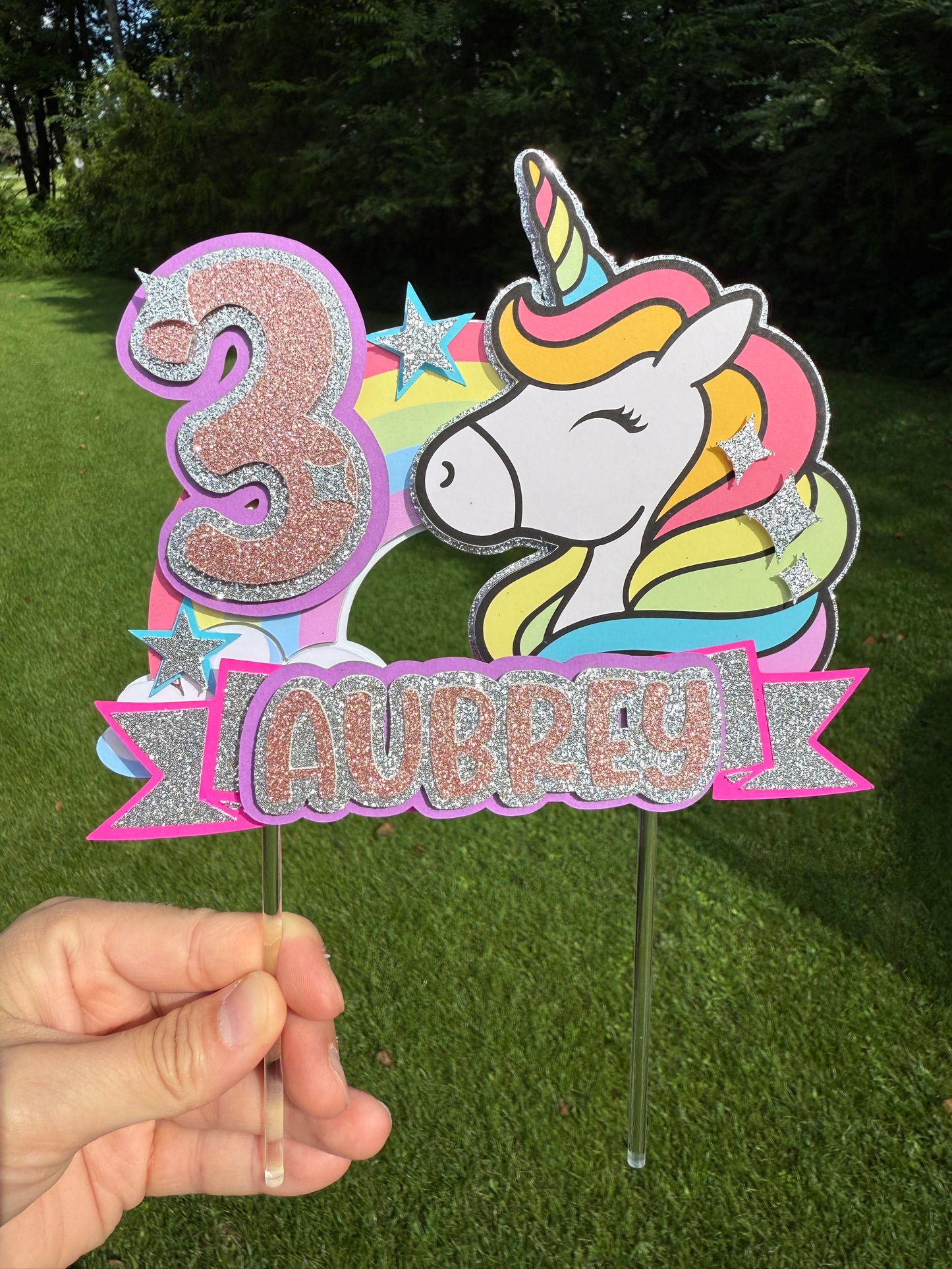 Unicorn Cake Topper ✨