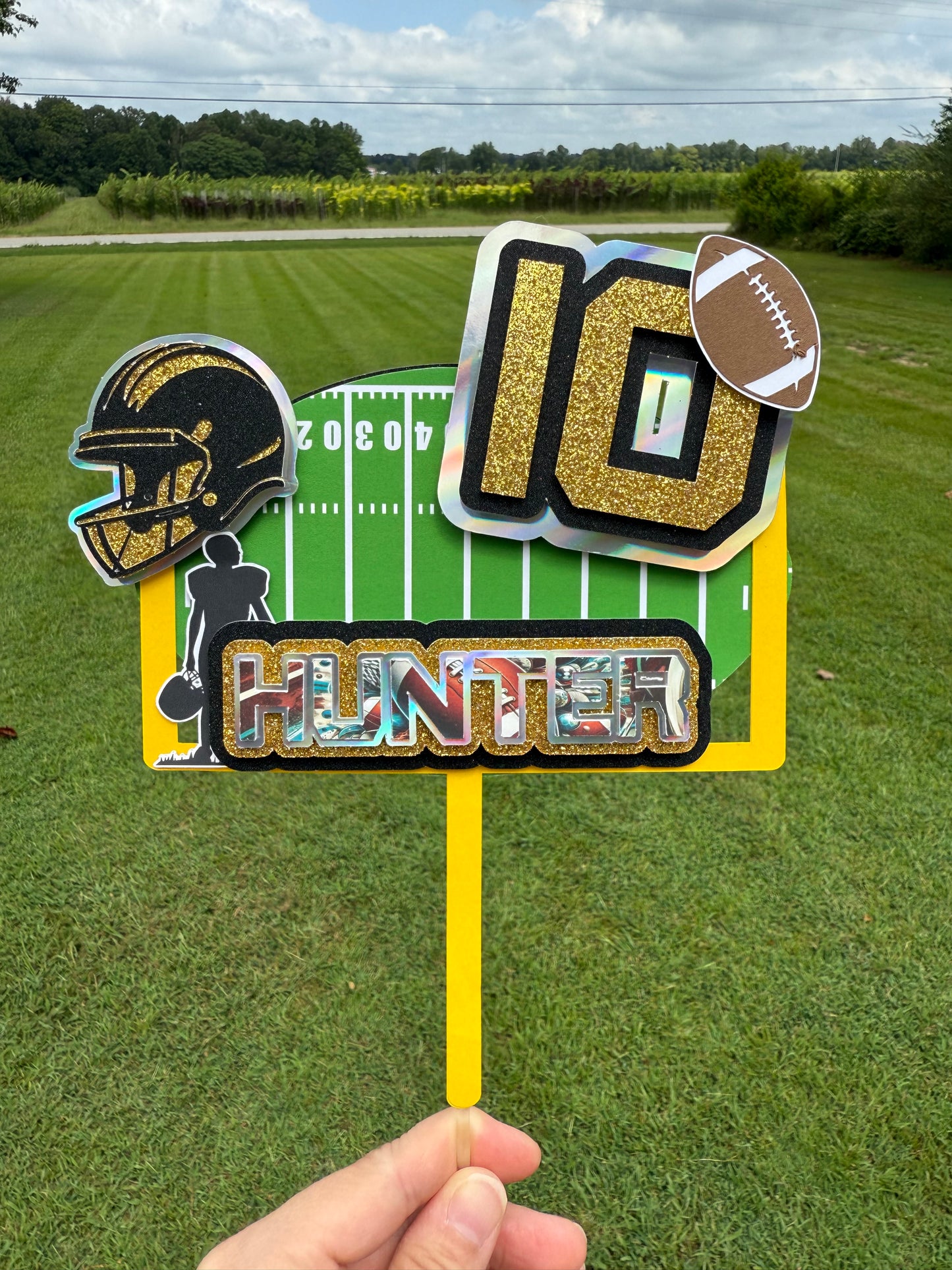 Football Cake Topper 🏈