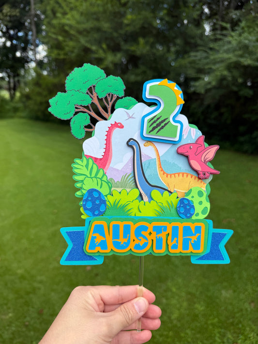 Dinosaur Cake Topper 🦖