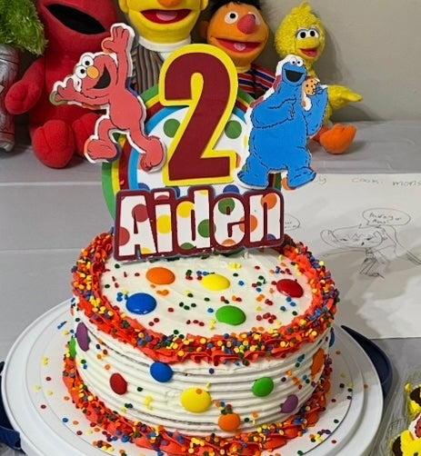 Sesame Street Cake Topper 🎉