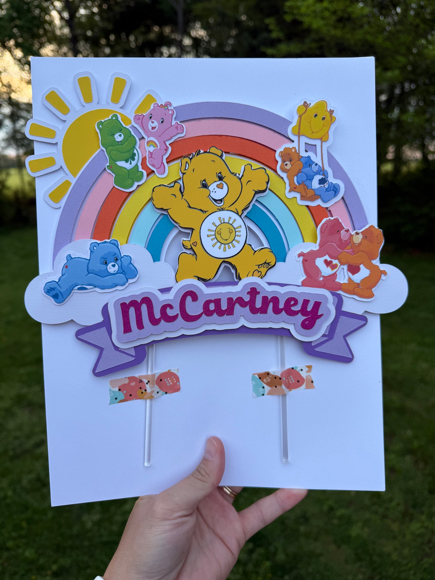 Care Bears Birthday Cake Topper 🌈🐻