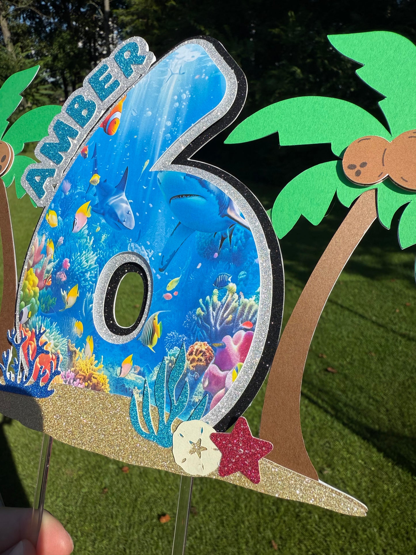Under the Sea Cake Topper 🌊
